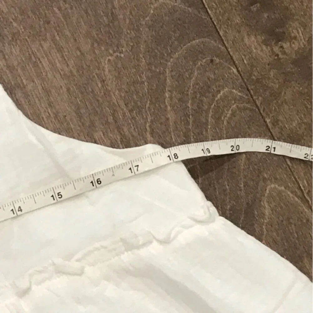 Tuckernuck Pomander Place Women's White Lightweight Gauze Morgan Dress, Size XL - Picture 8 of 9